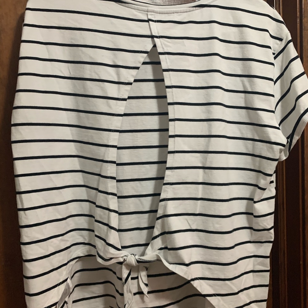 Boutique Open Back Shirt